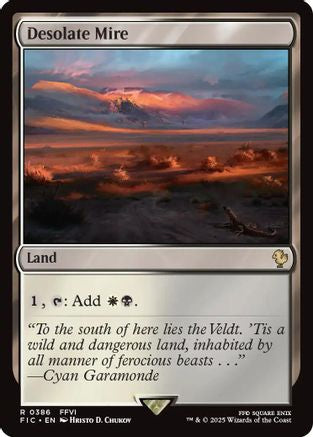 Desolate Mire (Surge Foil) (FIC-386) [Commander: FINAL FANTASY] Foil