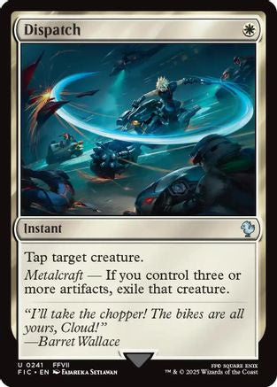 Dispatch (Surge Foil) (FIC-241) [Commander: FINAL FANTASY] Foil