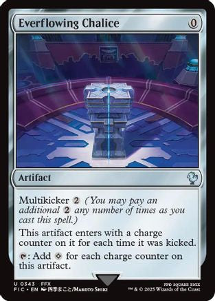 Everflowing Chalice (Surge Foil) (FIC-343) [Commander: FINAL FANTASY] Foil