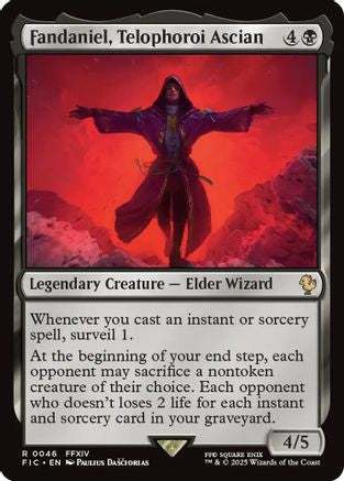 Fandaniel, Telophoroi Ascian (Surge Foil) (FIC-046) [Commander: FINAL FANTASY] Foil