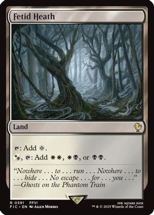 Fetid Heath (Surge Foil) (FIC-391) [Commander: FINAL FANTASY] Foil