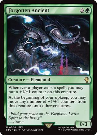 Forgotten Ancient (Surge Foil) (FIC-304) [Commander: FINAL FANTASY] Foil