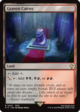 Graven Cairns (Surge Foil) (FIC-401) [Commander: FINAL FANTASY] Foil