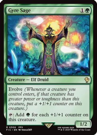 Gyre Sage (Surge Foil) (FIC-306) [Commander: FINAL FANTASY] Foil