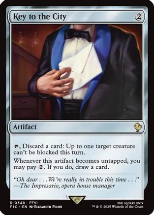 Key to the City (Surge Foil) (FIC-348) [Commander: FINAL FANTASY] Foil