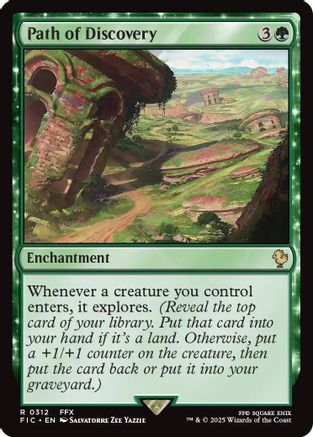 Path of Discovery (Surge Foil) (FIC-312) [Commander: FINAL FANTASY] Foil
