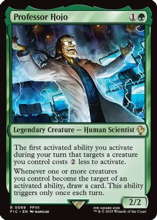 Professor Hojo (Surge Foil) (FIC-069) [Commander: FINAL FANTASY] Foil