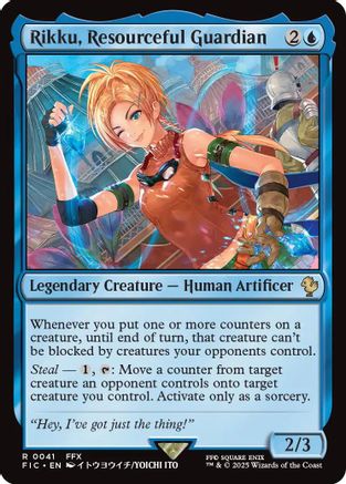 Rikku, Resourceful Guardian (Surge Foil) (FIC-041) [Commander: FINAL FANTASY] Foil