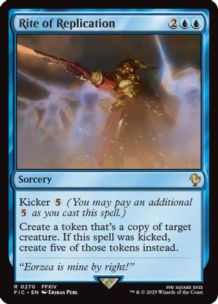 Rite of Replication (Surge Foil) (FIC-270) [Commander: FINAL FANTASY] Foil