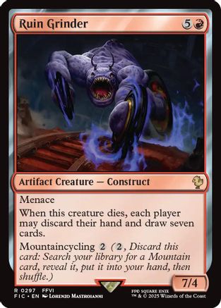 Ruin Grinder (Surge Foil) (FIC-297) [Commander: FINAL FANTASY] Foil