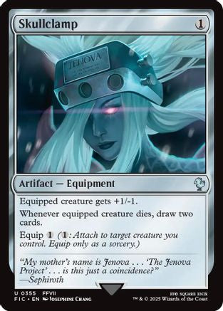Skullclamp (Surge Foil) (FIC-355) [Commander: FINAL FANTASY] Foil