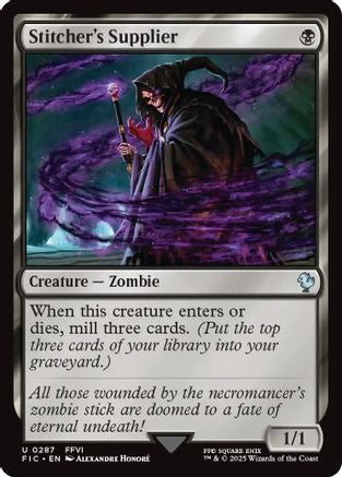 Stitcher's Supplier (Surge Foil) (FIC-287) [Commander: FINAL FANTASY] Foil