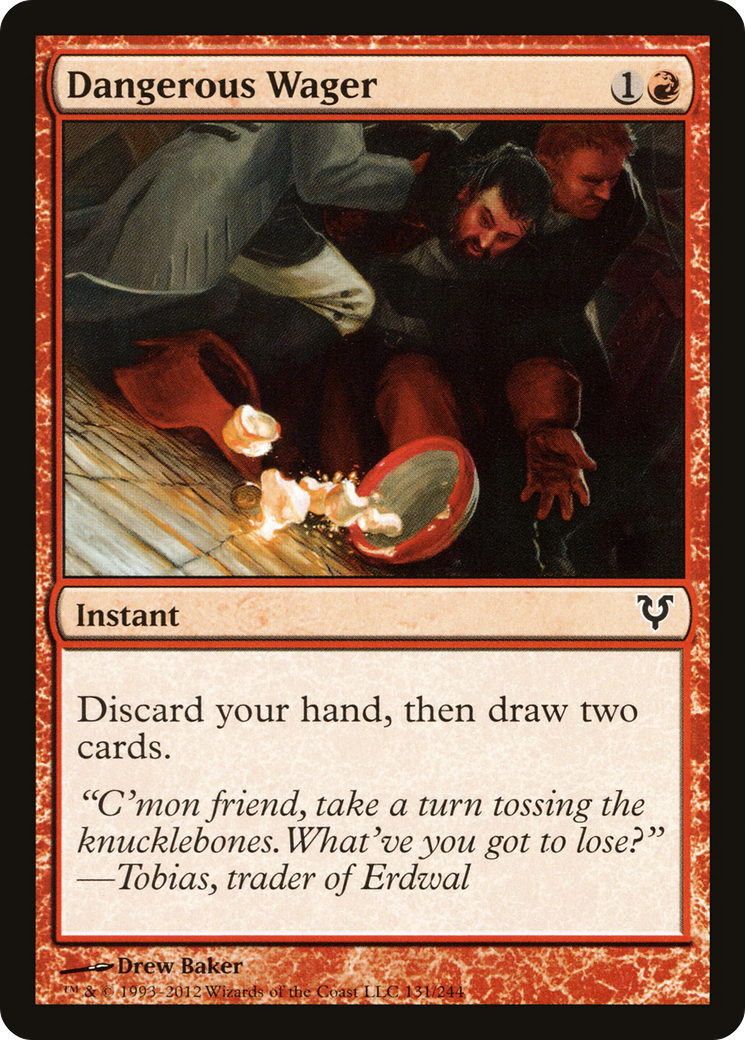 Dangerous Wager (AVR-131) [Avacyn Restored] Foil