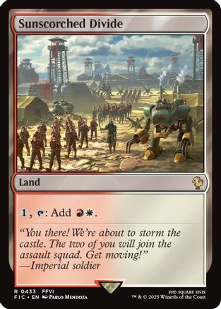 Sunscorched Divide (Surge Foil) (FIC-433) [Commander: FINAL FANTASY] Foil