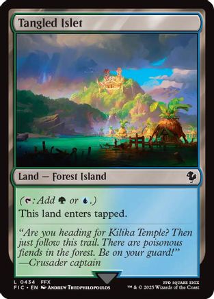 Tangled Islet (Surge Foil) (FIC-434) [Commander: FINAL FANTASY] Foil