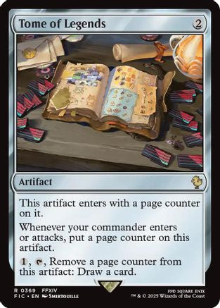 Tome of Legends (Surge Foil) (FIC-369) [Commander: FINAL FANTASY] Foil