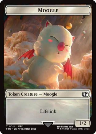 Moogle // Zombie Double-Sided Token (FIC-11 // 6) [Commander: FINAL FANTASY]