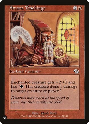 Arcane Teachings (Misprint) (LIST-78/143) [The List Reprints]