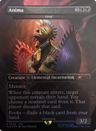Anima - Grief (Rainbow Foil) (SLD-7006) [Secret Lair Drop Series] Foil