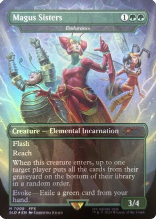 Magus Sisters - Endurance (Rainbow Foil) (SLD-7008) [Secret Lair Drop Series] Foil