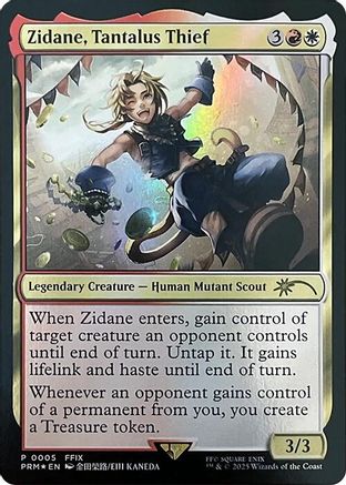 Zidane, Tantalus Thief (WPN-005) [WPN & Gateway Promos] Foil