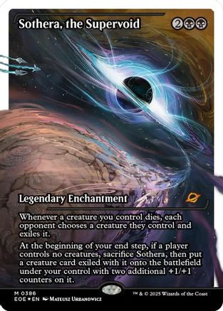 Sothera, the Supervoid (Showcase) (Fracture Foil) (EOE-386) [Edge of Eternities] Foil
