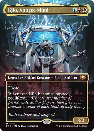 Kilo, Apogee Mind (Borderless) (EOC-003) [Commander: Edge of Eternities] Foil
