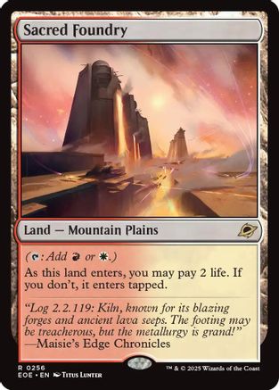 Sacred Foundry (EOE-256) [Edge of Eternities] Foil