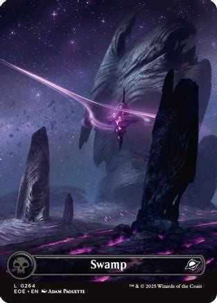 Swamp (EOE-264) (Borderless) [Edge of Eternities] Foil