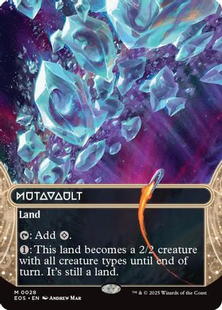 Mutavault (EOS-028) (Borderless) [Edge of Eternities: Stellar Sights] Foil