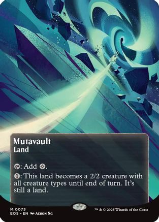Mutavault (EOS-073) (Borderless) [Edge of Eternities: Stellar Sights]