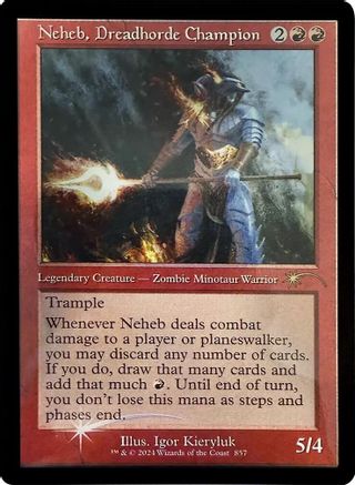 Neheb, Dreadhorde Champion (Retro Frame) (SLD-857) [Secret Lair Drop Series] Foil