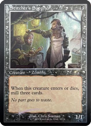 Stitcher's Supplier (Retro Frame) (SLD-853) [Secret Lair Drop Series] Foil