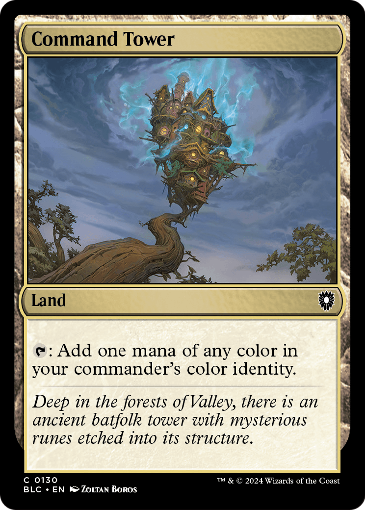 Command Tower (BLC-130) [Bloomburrow Commander]