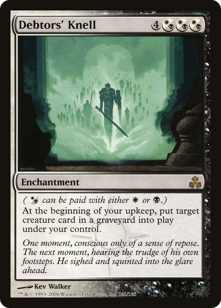 Debtors' Knell (GPT-141) [Guildpact] Foil