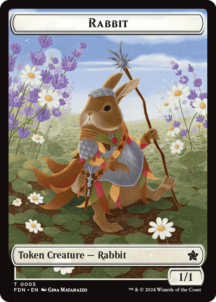 Rabbit (TFDN-005) [Foundations Tokens] Foil