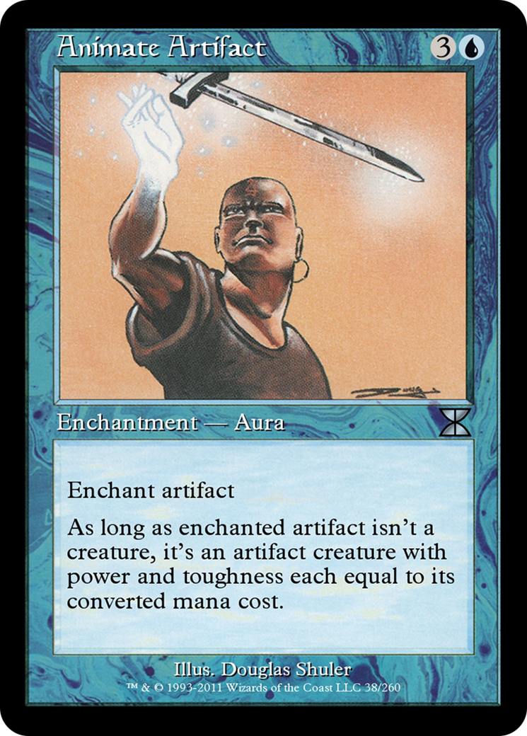 Animate Artifact (ME4-038) [Masters Edition IV] Foil
