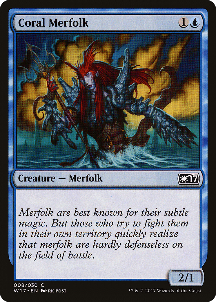 Coral Merfolk (W17-008) [Welcome Deck 2017]