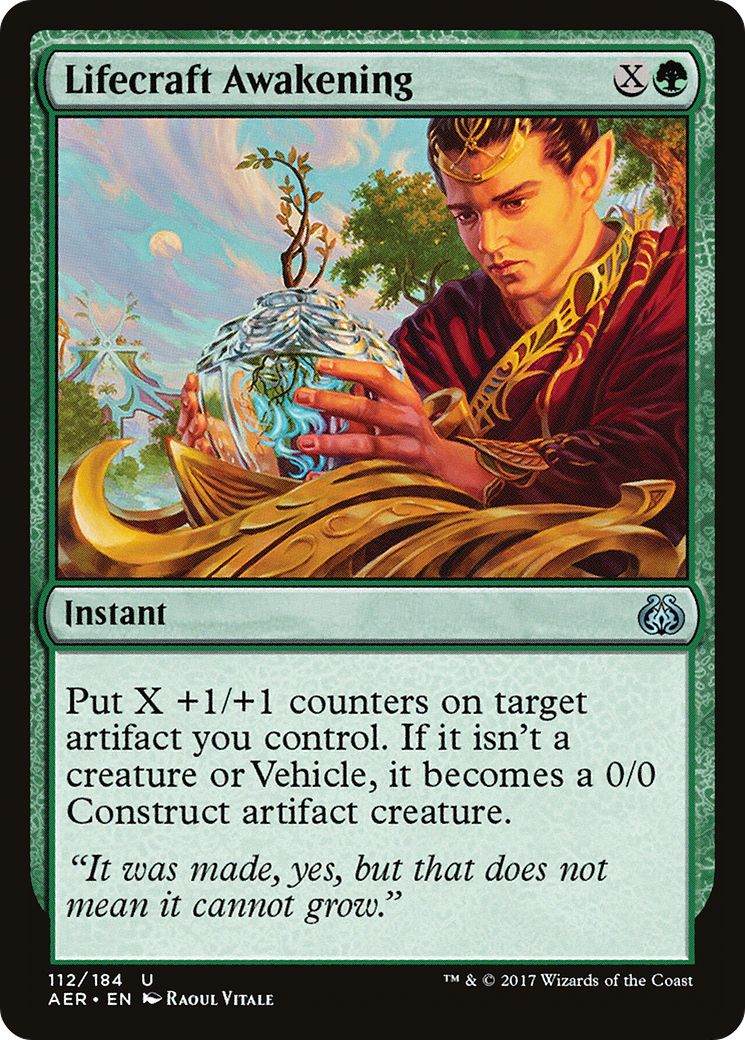 Lifecraft Awakening (AER-112) [Aether Revolt] Foil