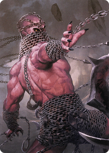 Chain Devil // Chain Devil (ACLB-008) (Borderless) [Battle for Baldur's Gate Art Series]