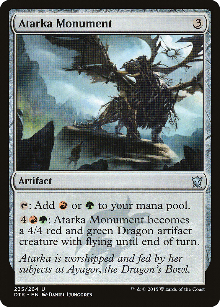 Atarka Monument (DTK-235) [Dragons of Tarkir] Foil
