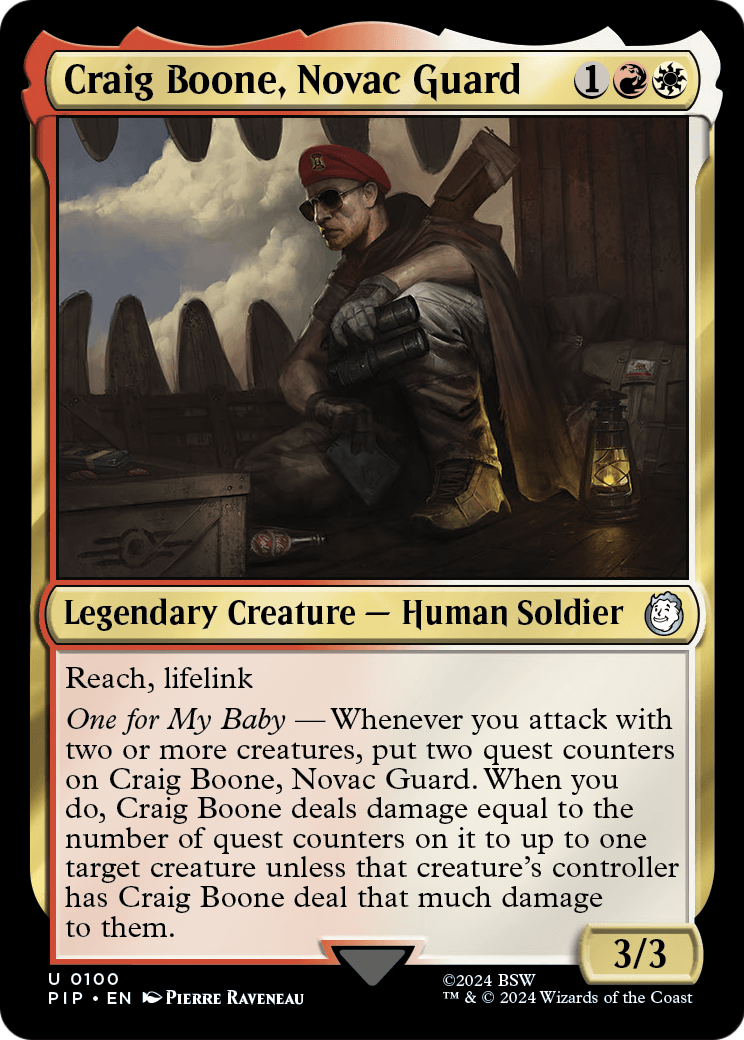 Craig Boone, Novac Guard (PIP-100) [Fallout]