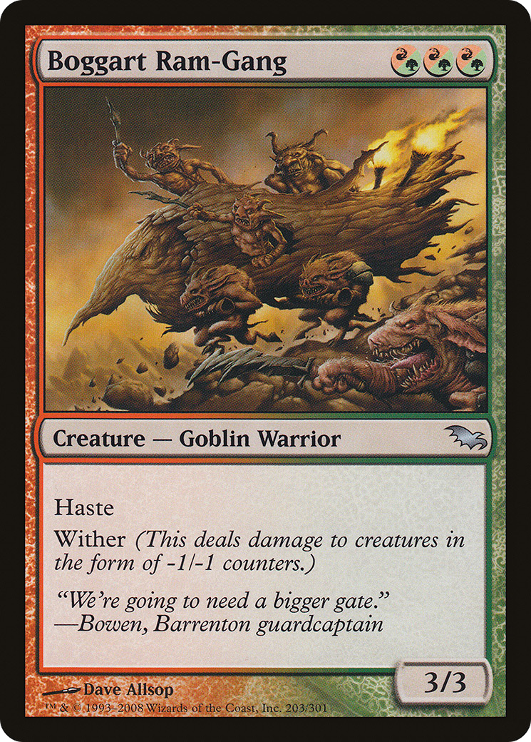 Boggart Ram-Gang (SHM-203) [Shadowmoor] Foil