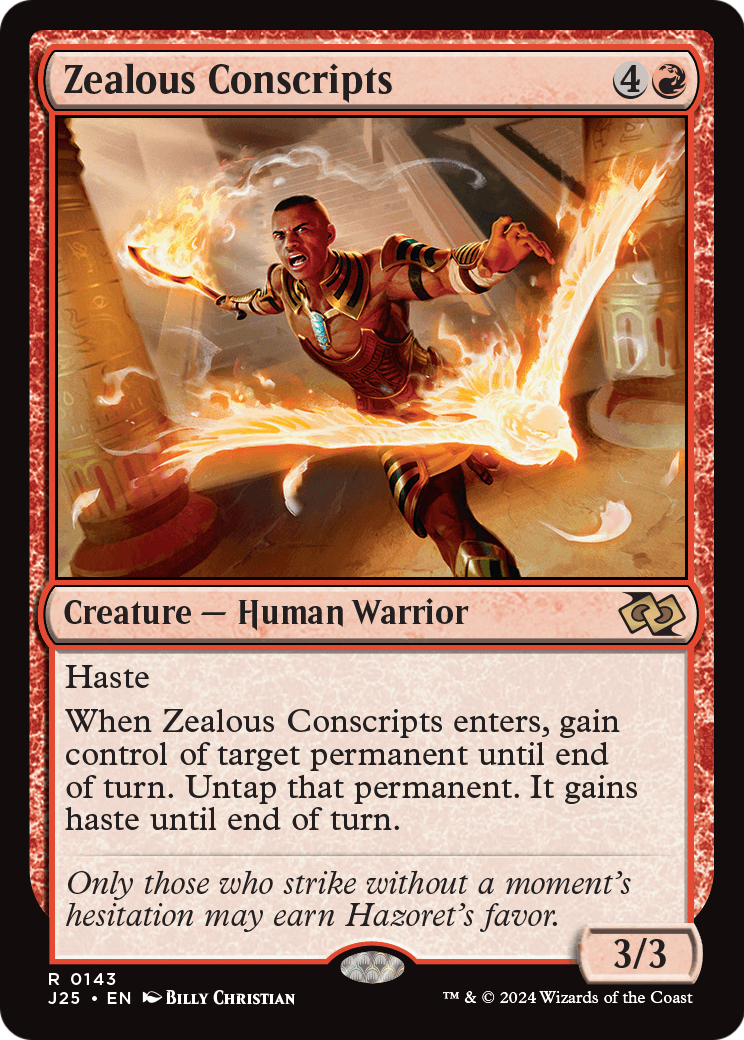 Zealous Conscripts (J25-143) [Foundations Jumpstart]