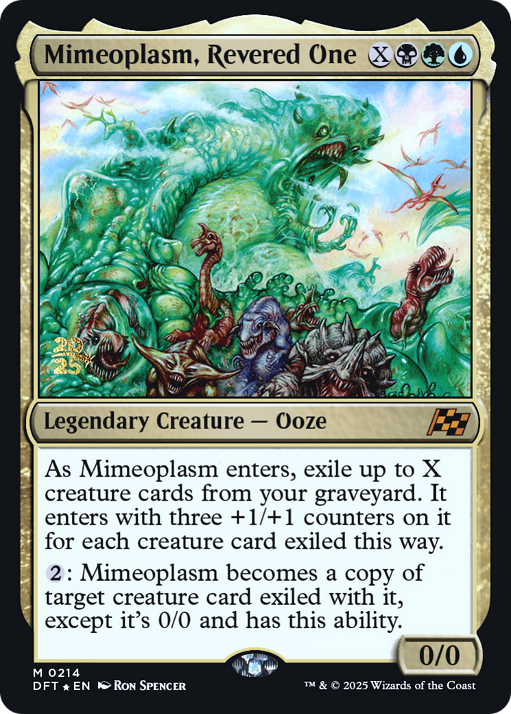 Mimeoplasm, Revered One (PRE-214) [Prerelease Cards] Foil
