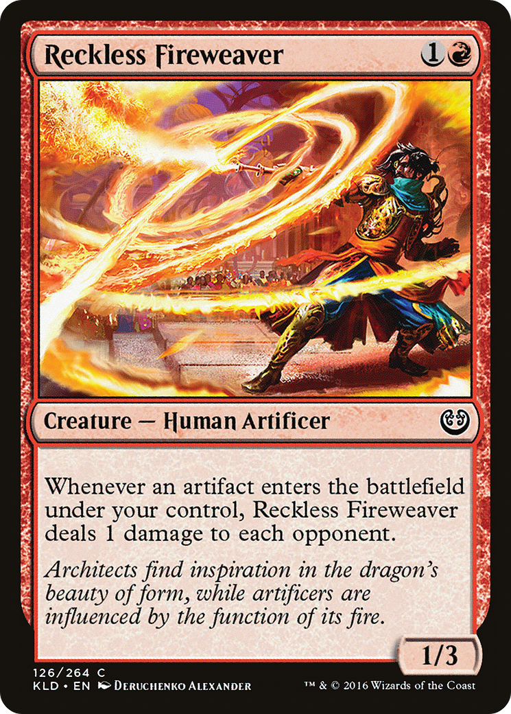 Reckless Fireweaver (KLD-126) [Kaladesh]