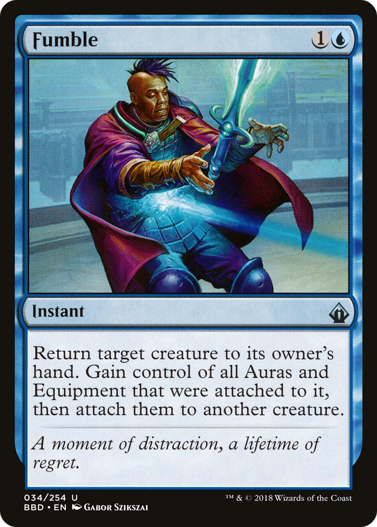Fumble (BBD-034) [Battlebond] Foil