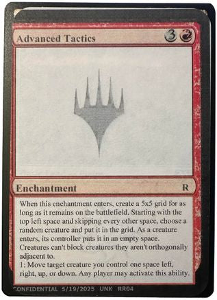 Advanced Tactics [Un-Known Event Playtest Cards]