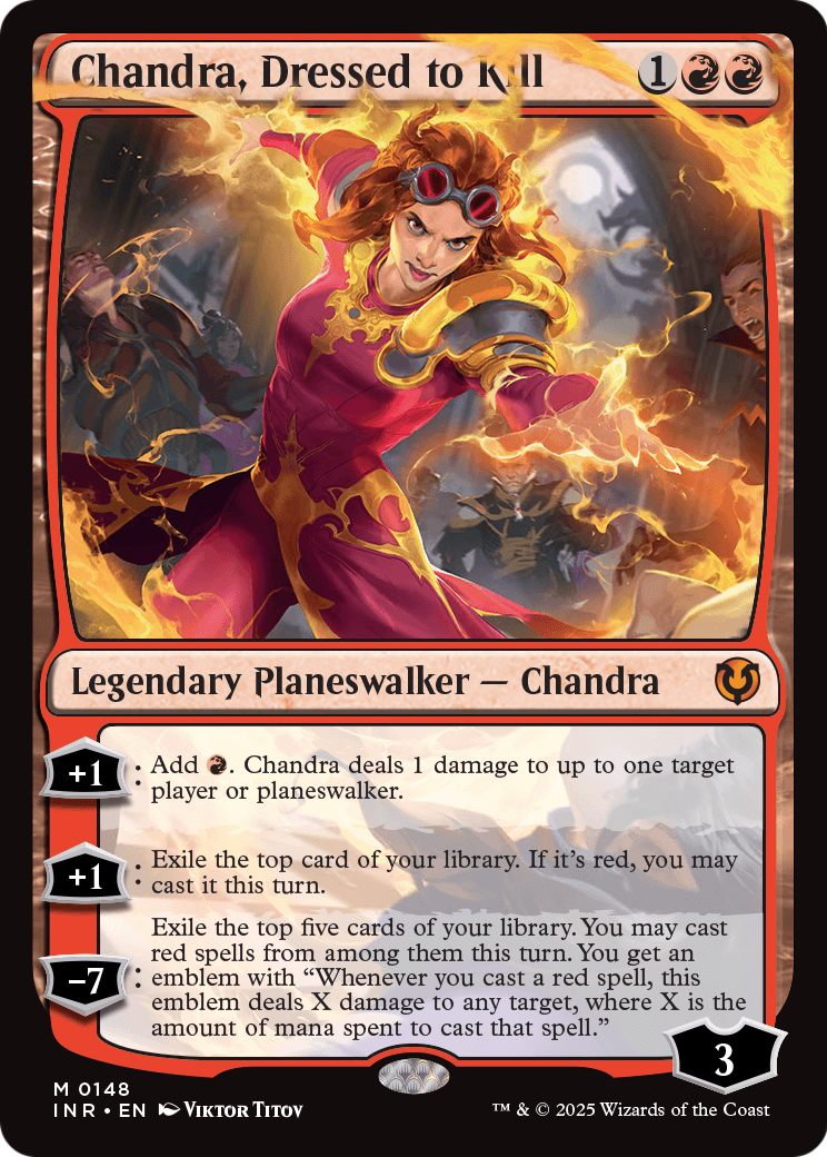 Chandra, Dressed to Kill (INR-148) [Innistrad Remastered] Foil
