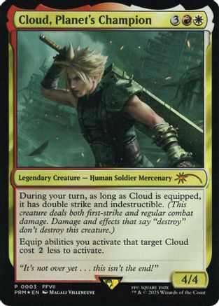 Cloud, Planet's Champion (Costco Bundle) (UMP-003) [Unique and Miscellaneous Promos] Foil
